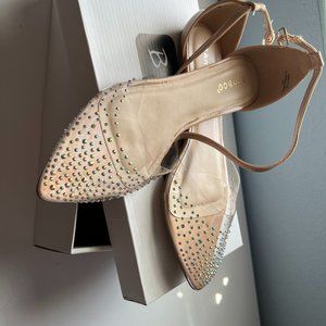 Bamboo shoes brand new Clear Flat shoes